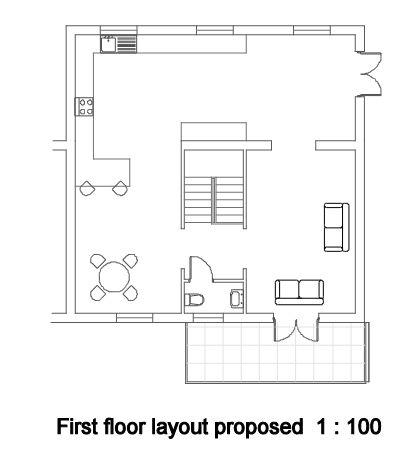 First Floor layout proposed